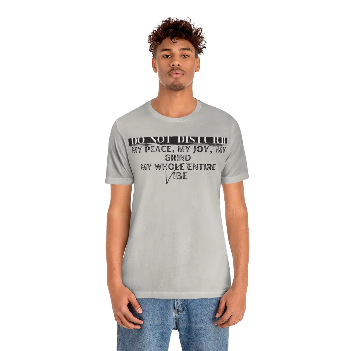DO NOT DISTURB Jersey Short Sleeve Tee