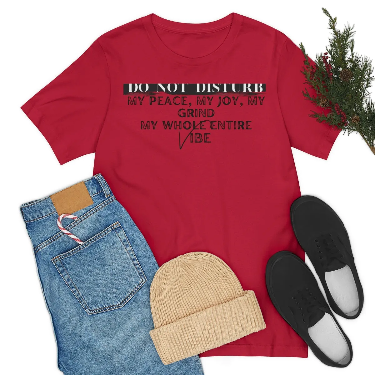 DO NOT DISTURB Jersey Short Sleeve Tee