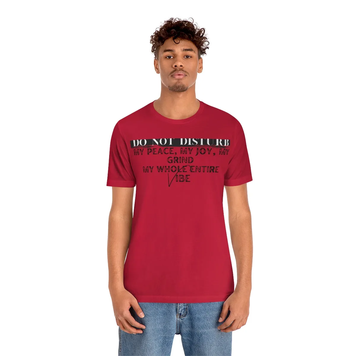 DO NOT DISTURB Jersey Short Sleeve Tee