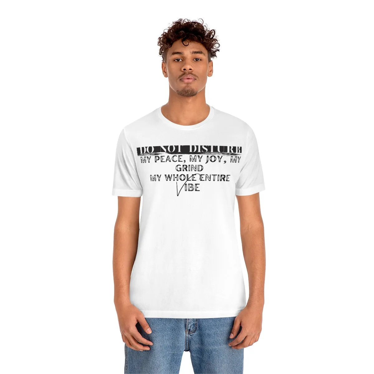DO NOT DISTURB Jersey Short Sleeve Tee