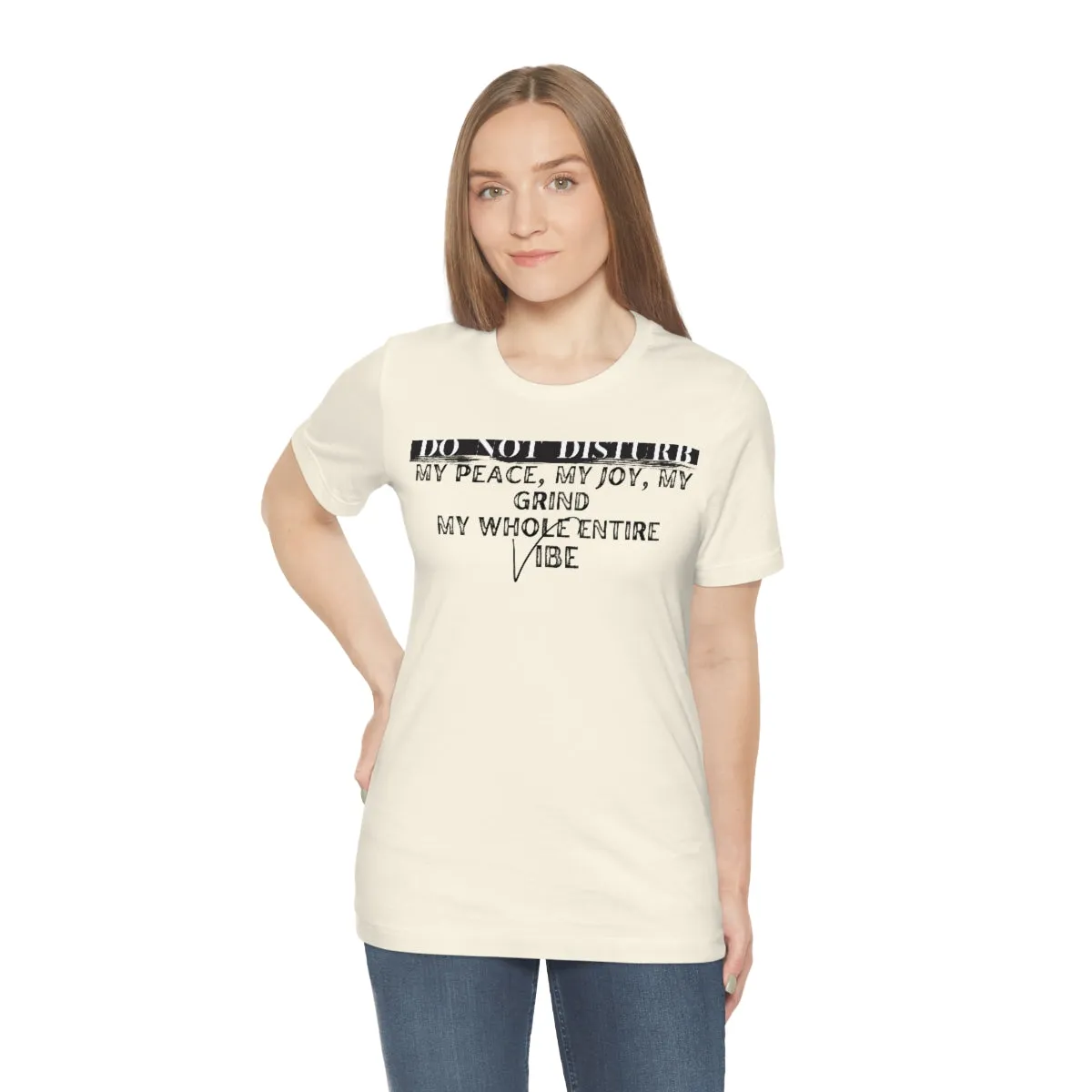 DO NOT DISTURB Jersey Short Sleeve Tee