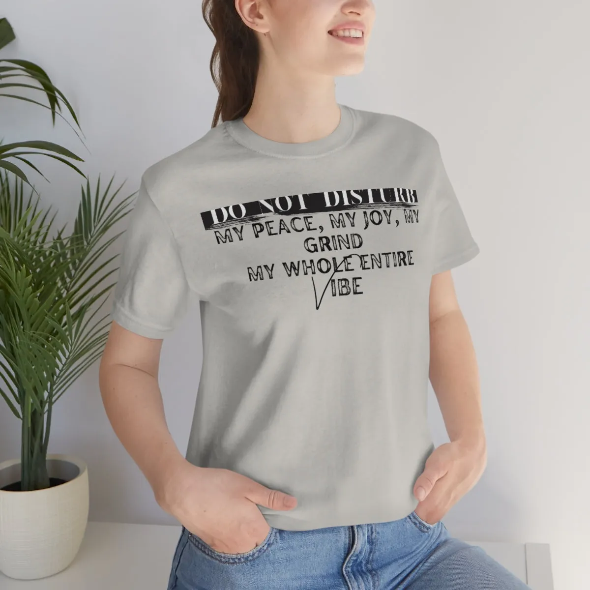 DO NOT DISTURB Jersey Short Sleeve Tee