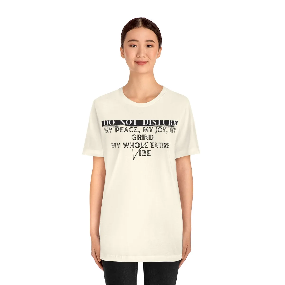 DO NOT DISTURB Jersey Short Sleeve Tee
