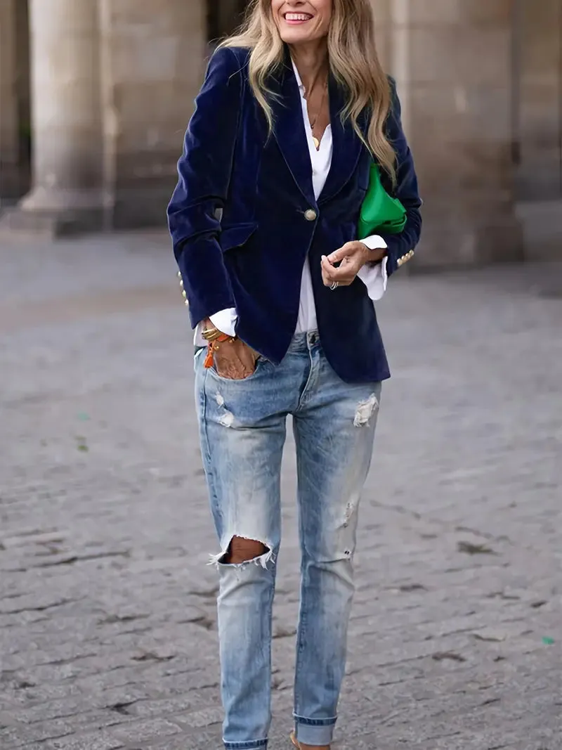 Dolores® | Elegant velvet blazer