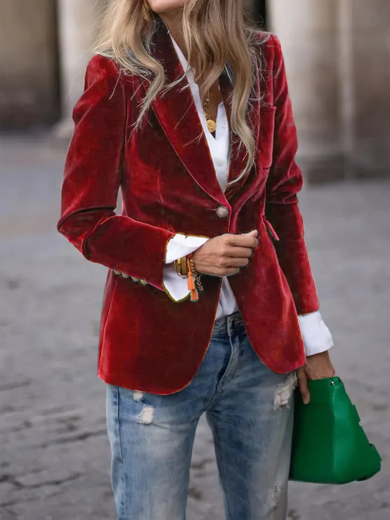Dolores® | Elegant velvet blazer