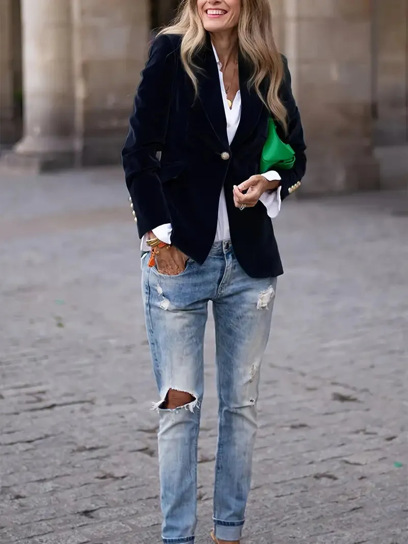 Dolores® | Elegant velvet blazer
