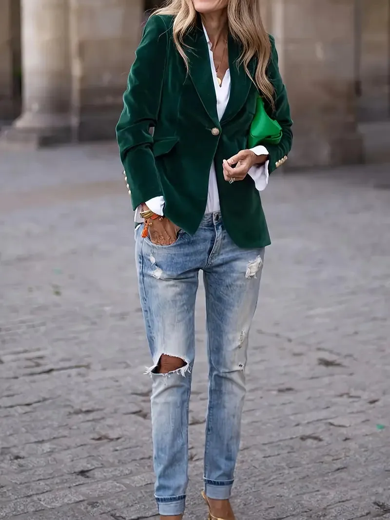 Dolores® | Elegant velvet blazer