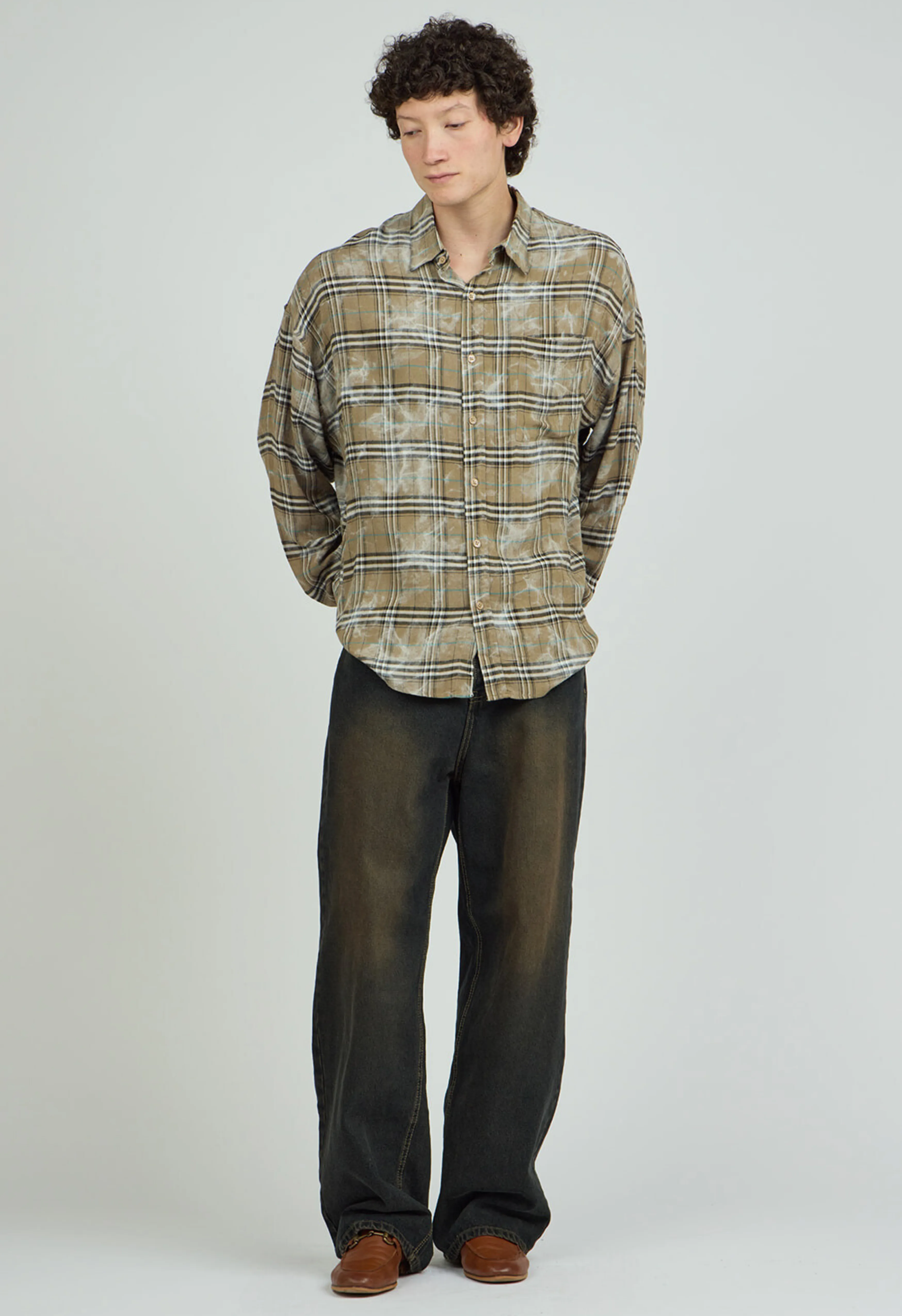 Duke Shirt in Taupe