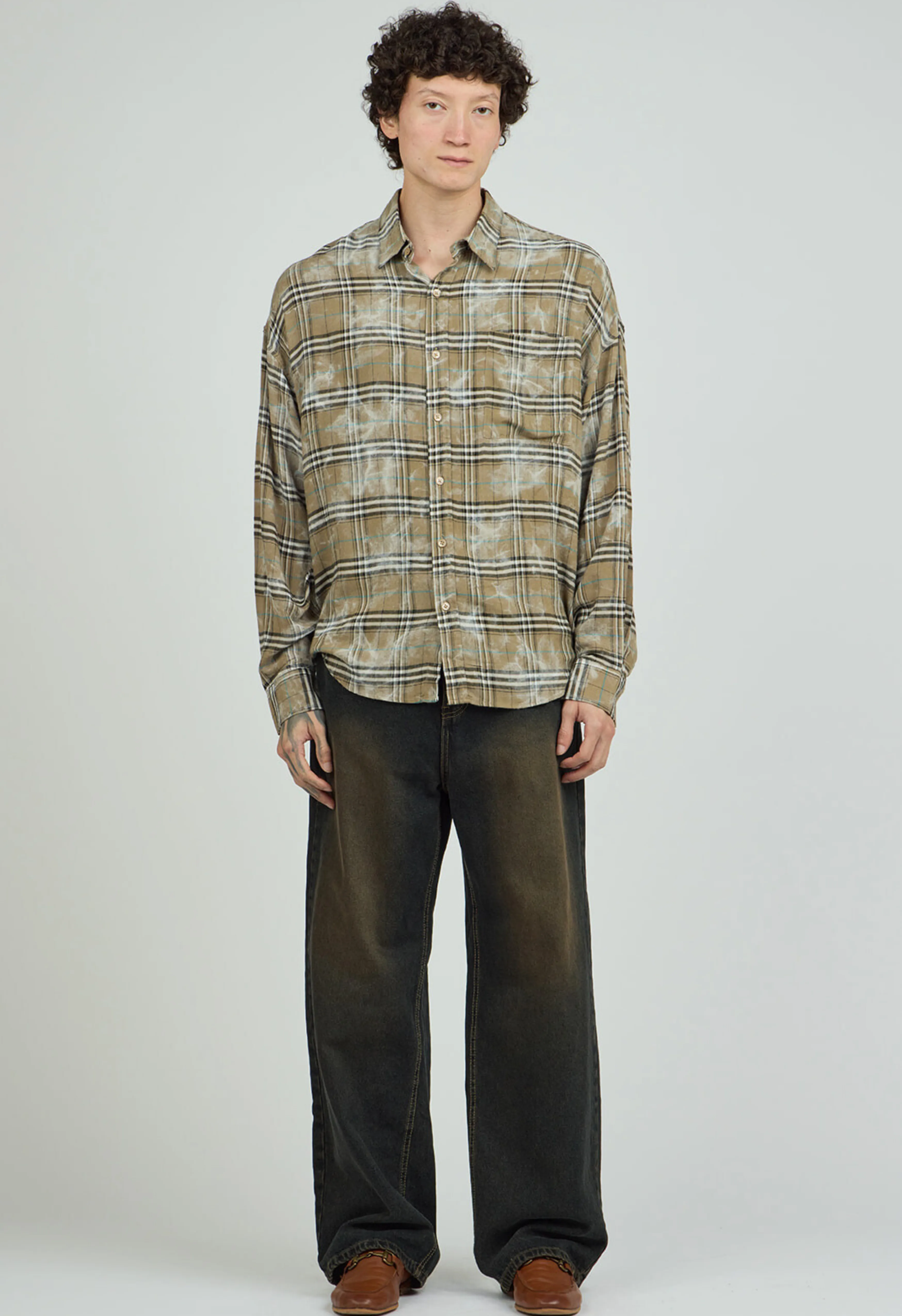 Duke Shirt in Taupe