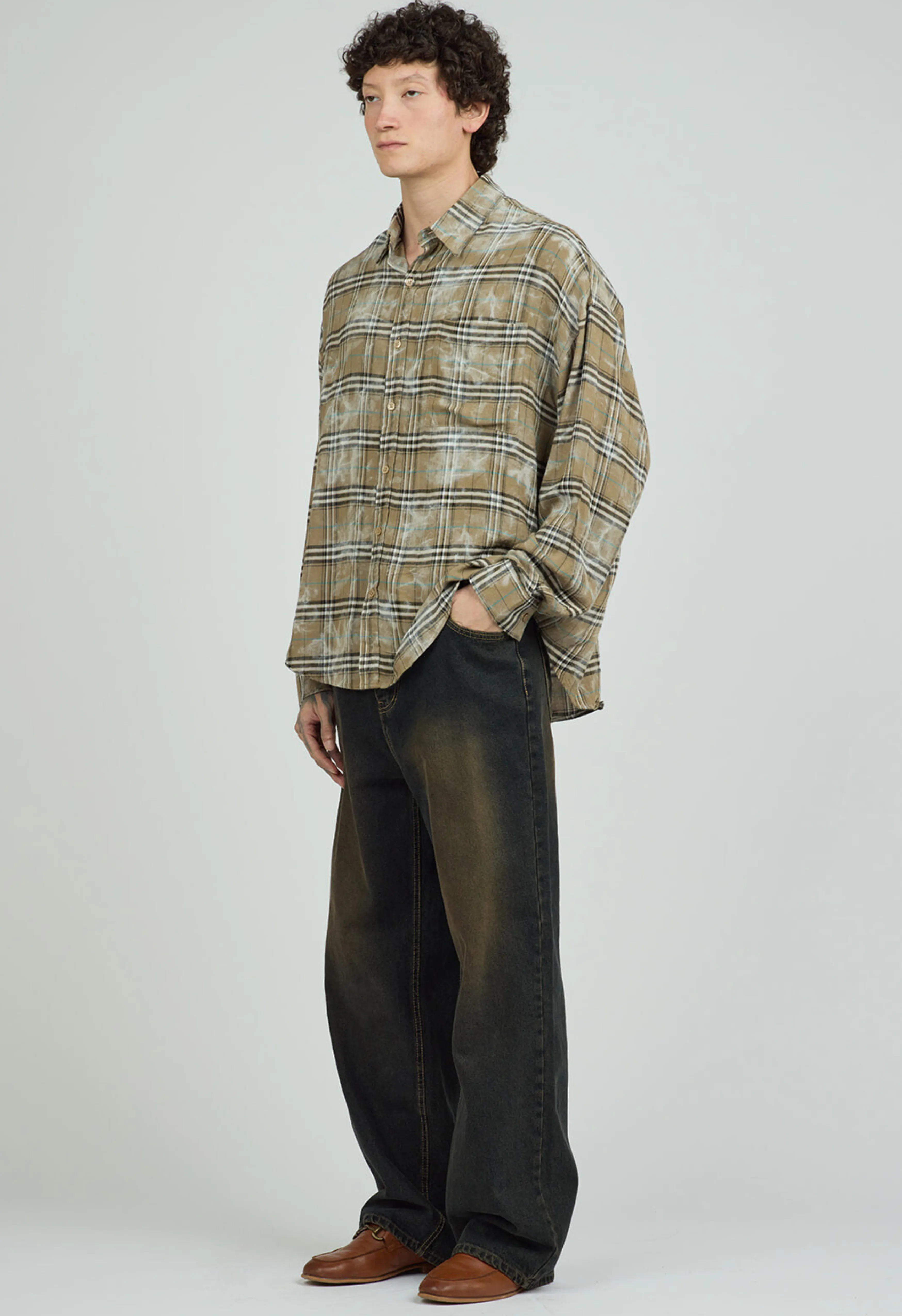 Duke Shirt in Taupe