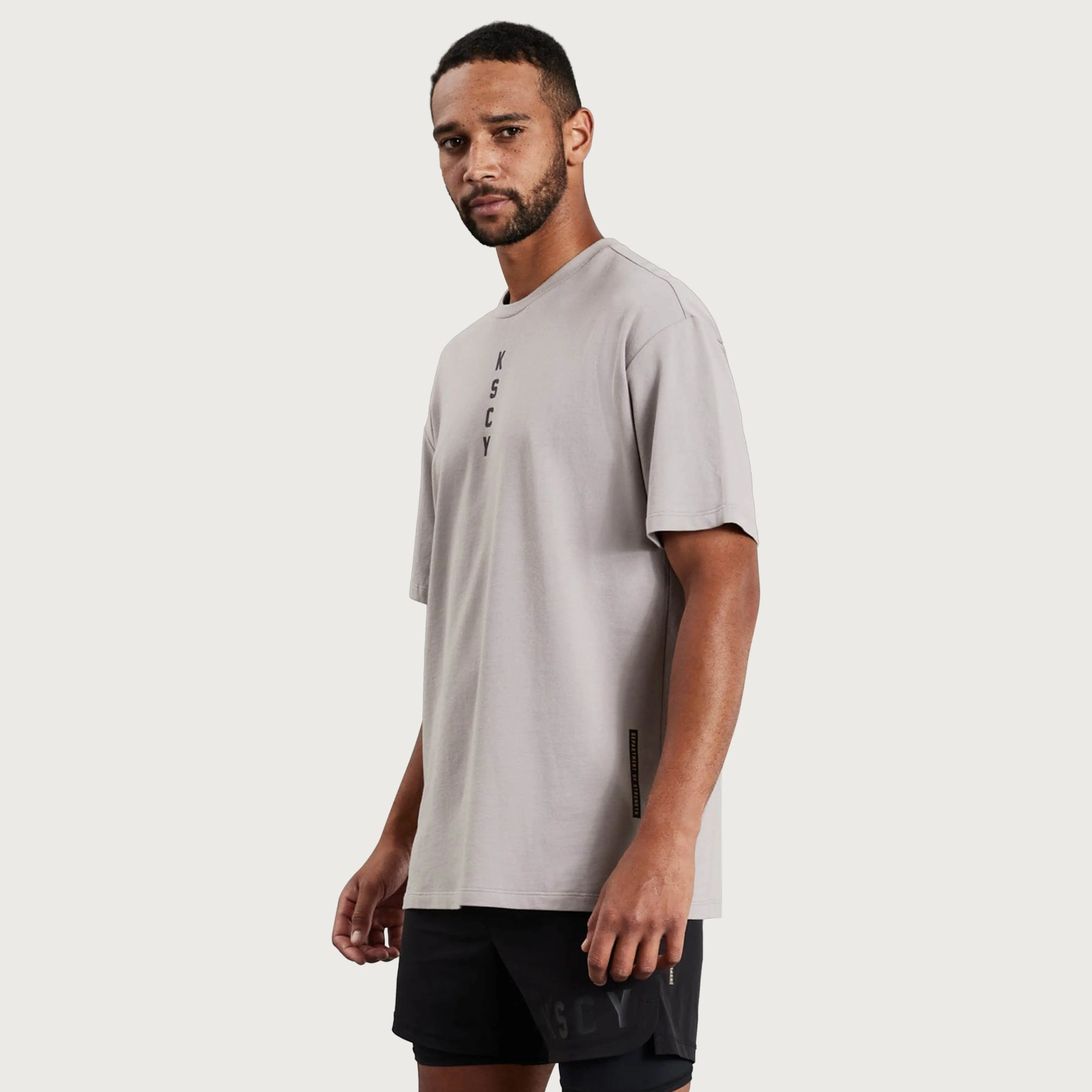 Dynamic Box Fit Split Hem T-Shirt Gull