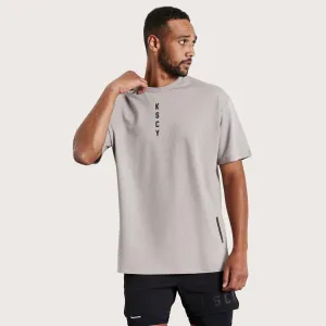 Dynamic Box Fit Split Hem T-Shirt Gull