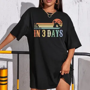 Easter Shirt, He is Risen Shirt, Vintage Easter Shirt, Shirt for Easter, Good Friday T-Shirt, A Lot Can Happen in 3 Days Shirt, Easter Gift