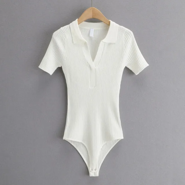 Edith® | Elegant Knitted Bodysuit