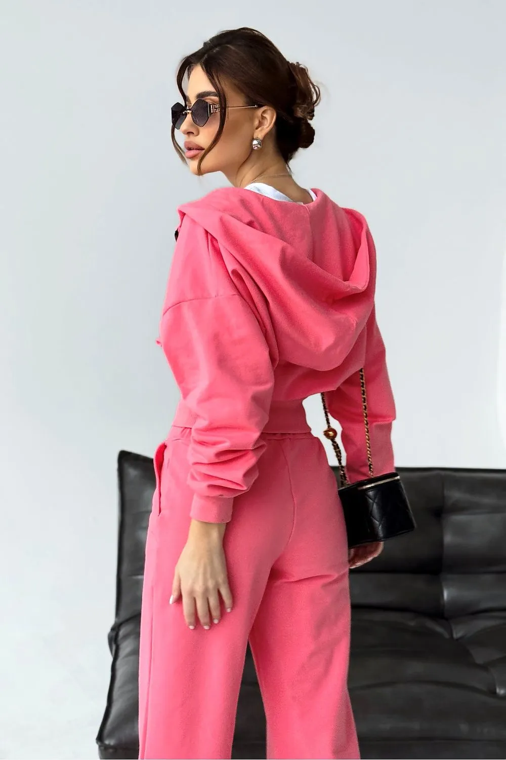 Elegant Classic Fit Blouse Pants Set