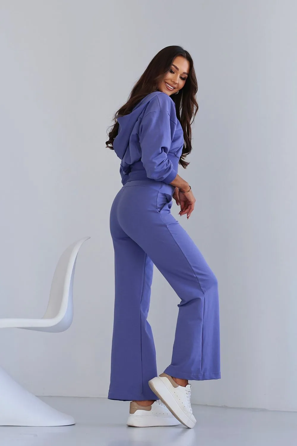 Elegant Classic Fit Blouse Pants Set