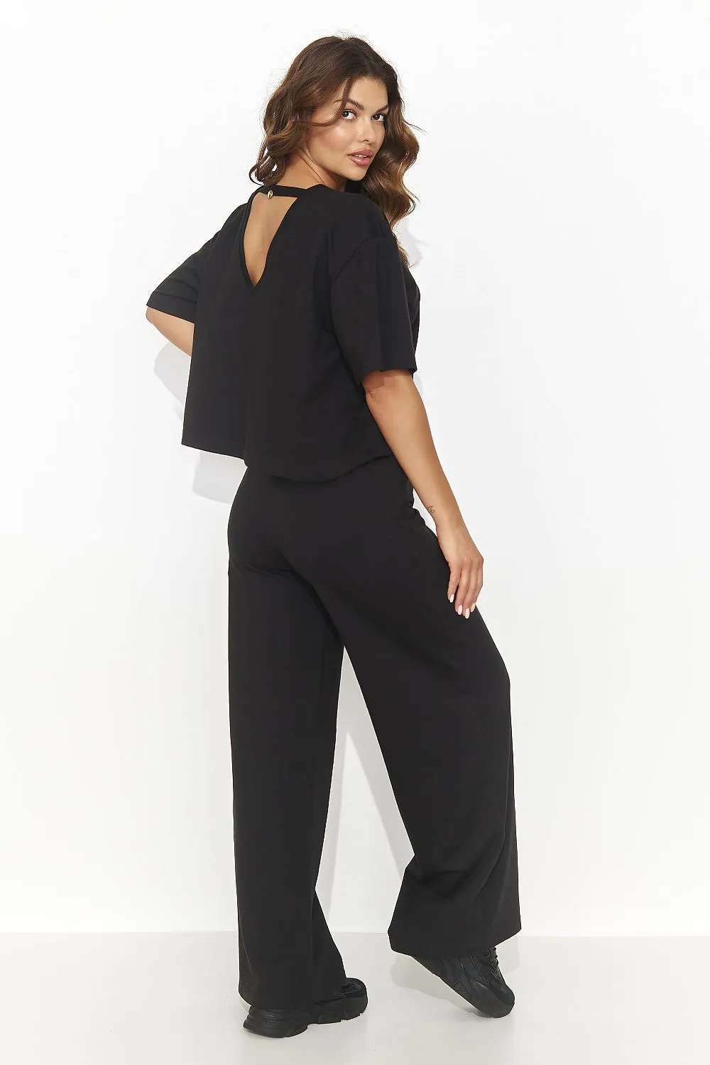 Elegant Cutout Tracksuit Set