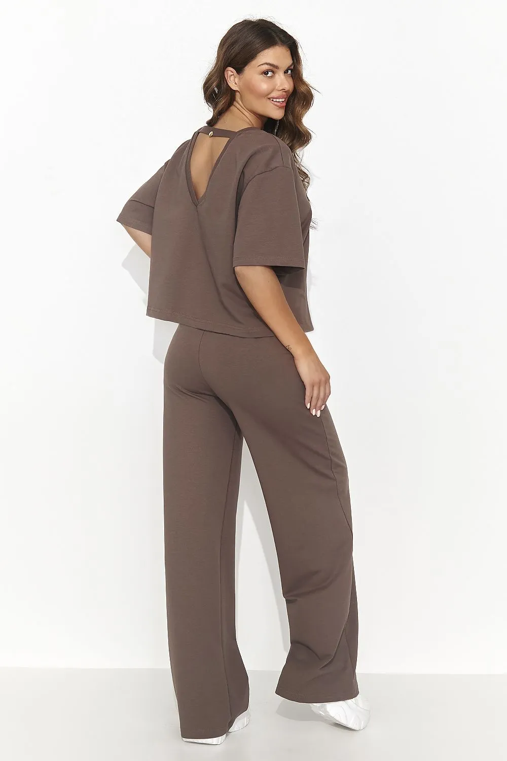 Elegant Cutout Tracksuit Set