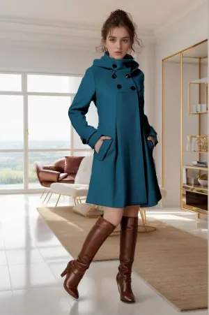 Elegant Gaia Dress Coat