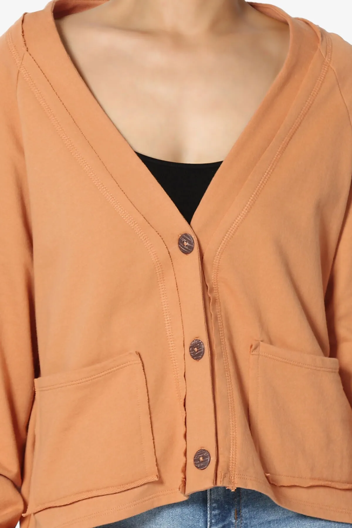 Embark Barrel Long Sleeve Terry Cardigan PLUS