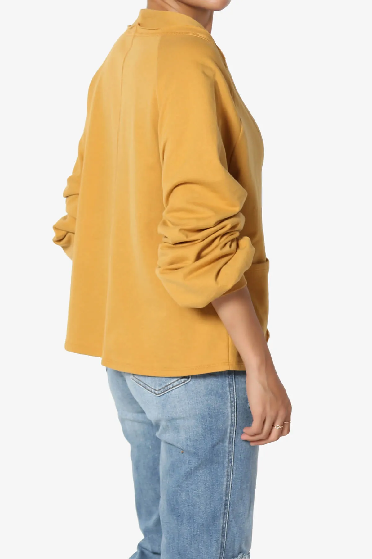 Embark Barrel Long Sleeve Terry Cardigan PLUS