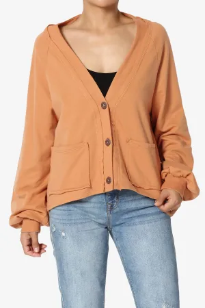 Embark Barrel Long Sleeve Terry Cardigan PLUS
