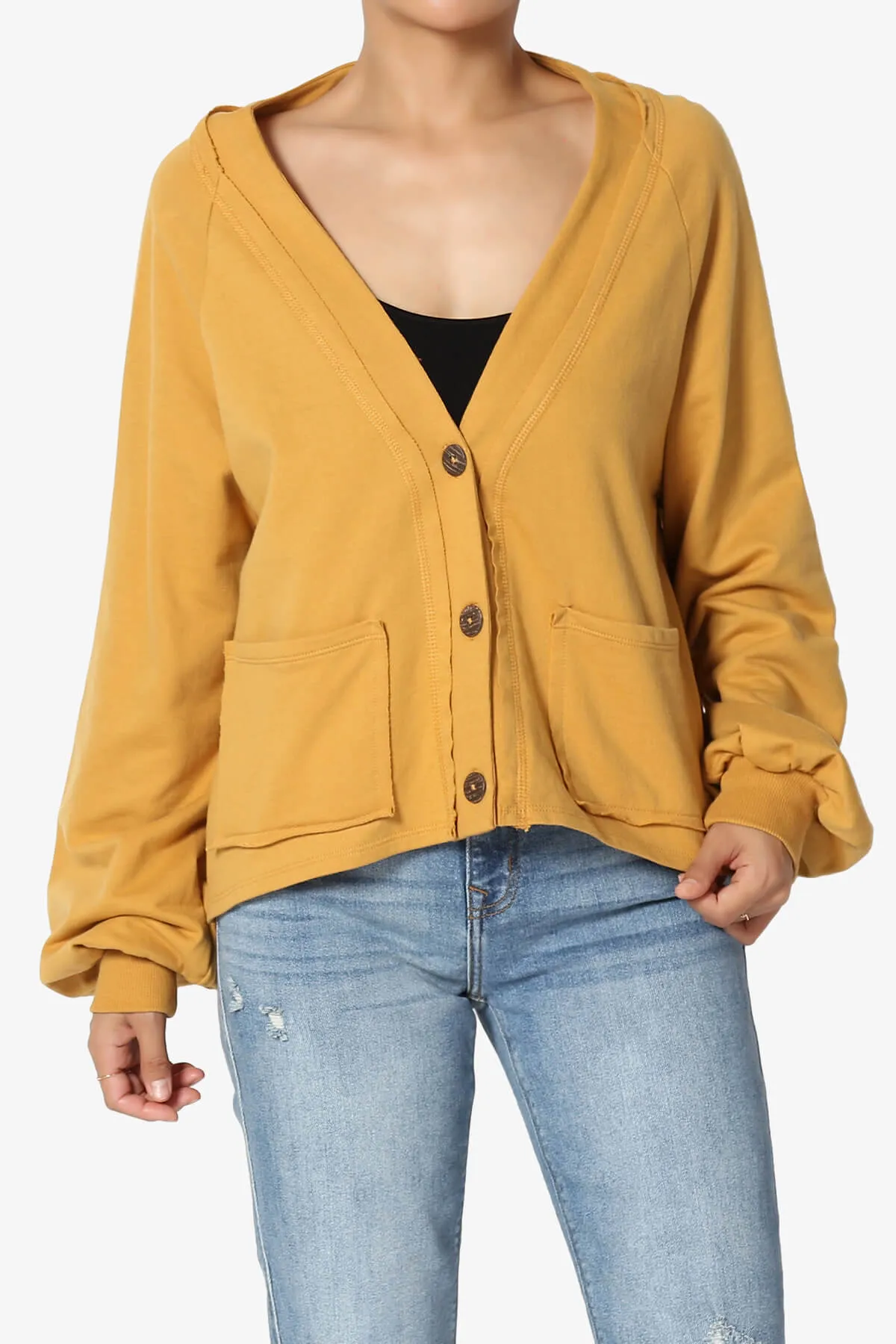 Embark Barrel Long Sleeve Terry Cardigan PLUS