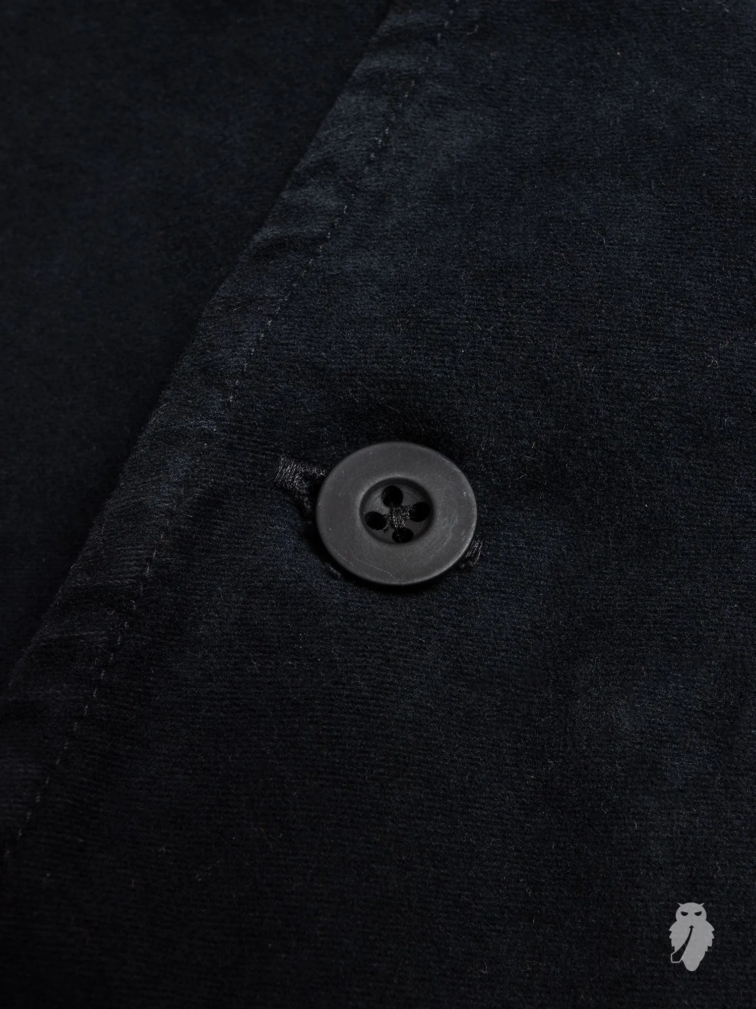 Evening Coaches Jacket in Blueblack Moleskin