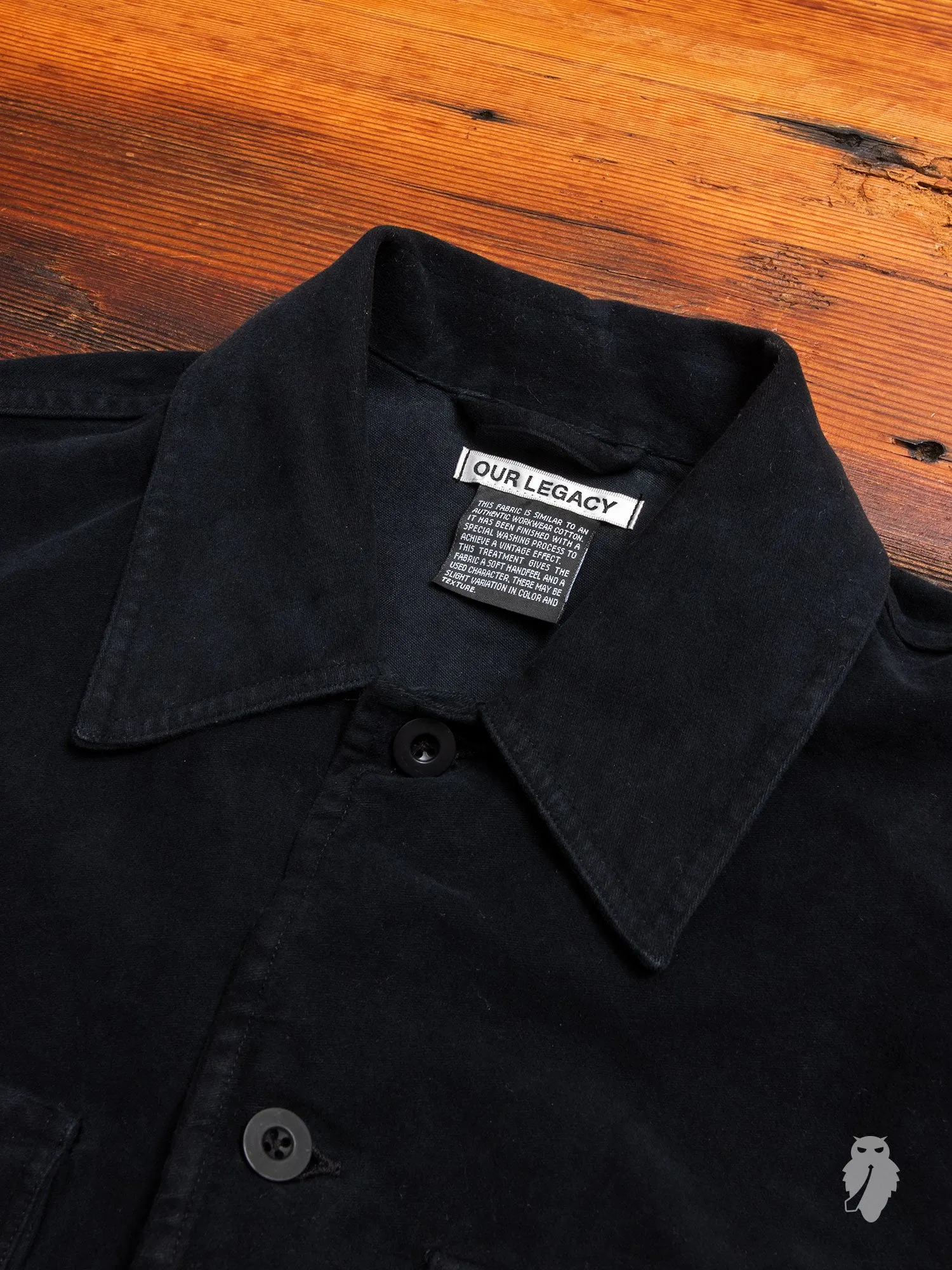 Evening Coaches Jacket in Blueblack Moleskin