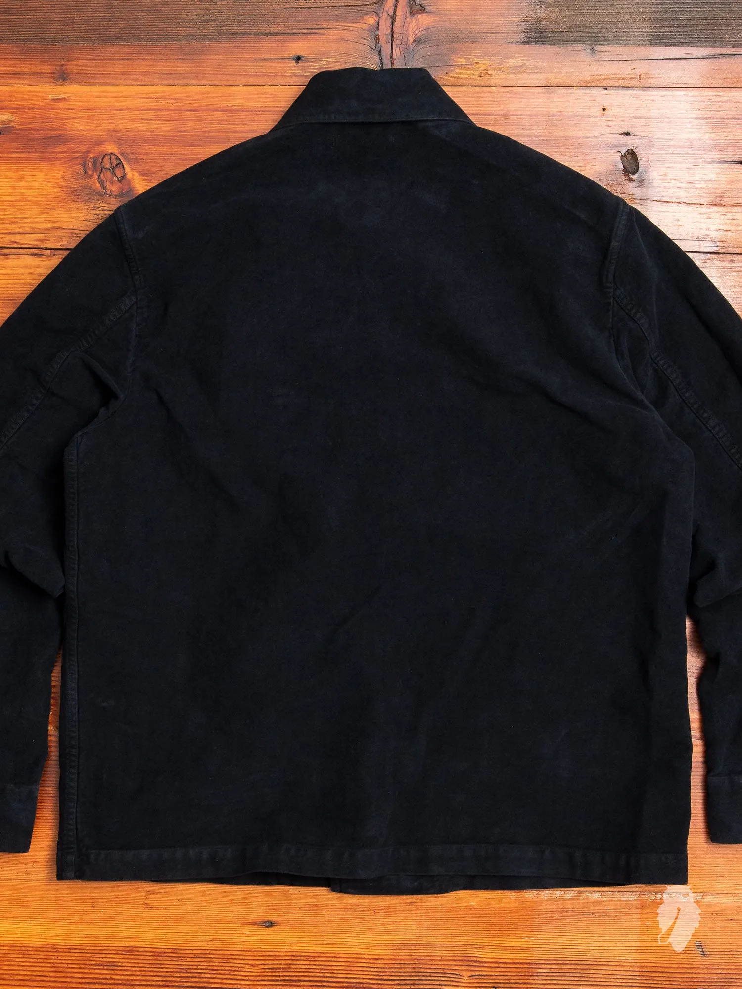 Evening Coaches Jacket in Blueblack Moleskin