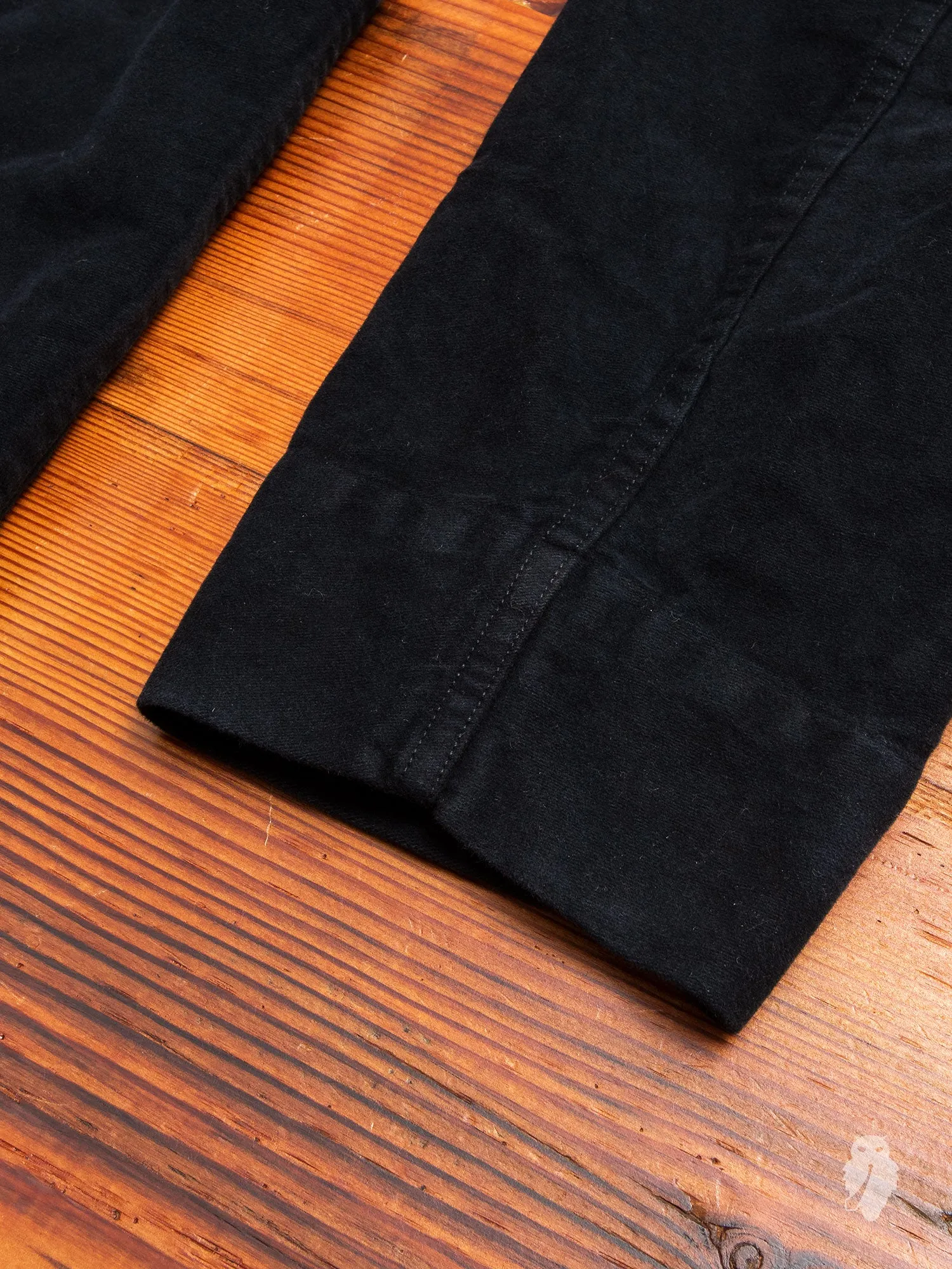 Evening Coaches Jacket in Blueblack Moleskin