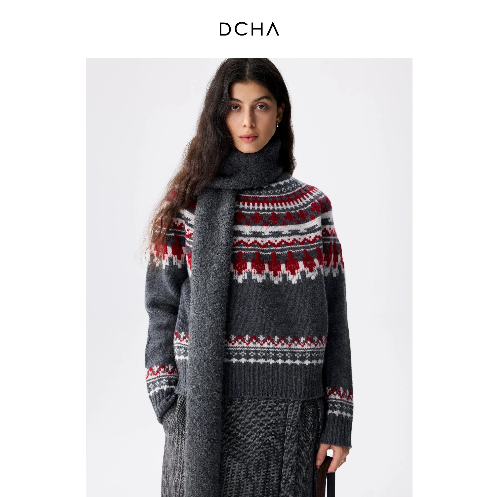 Fair Isle Knit Sweater