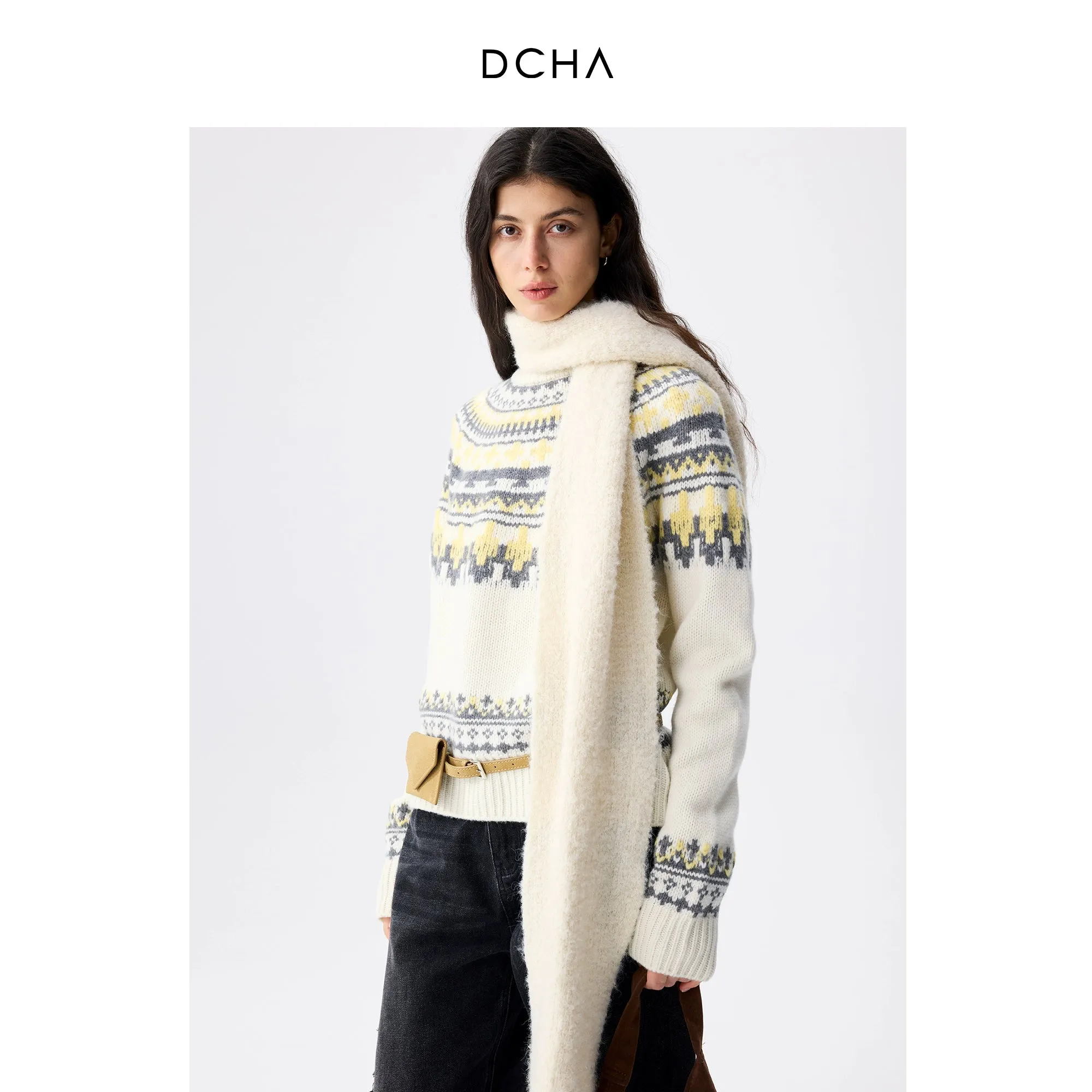 Fair Isle Knit Sweater