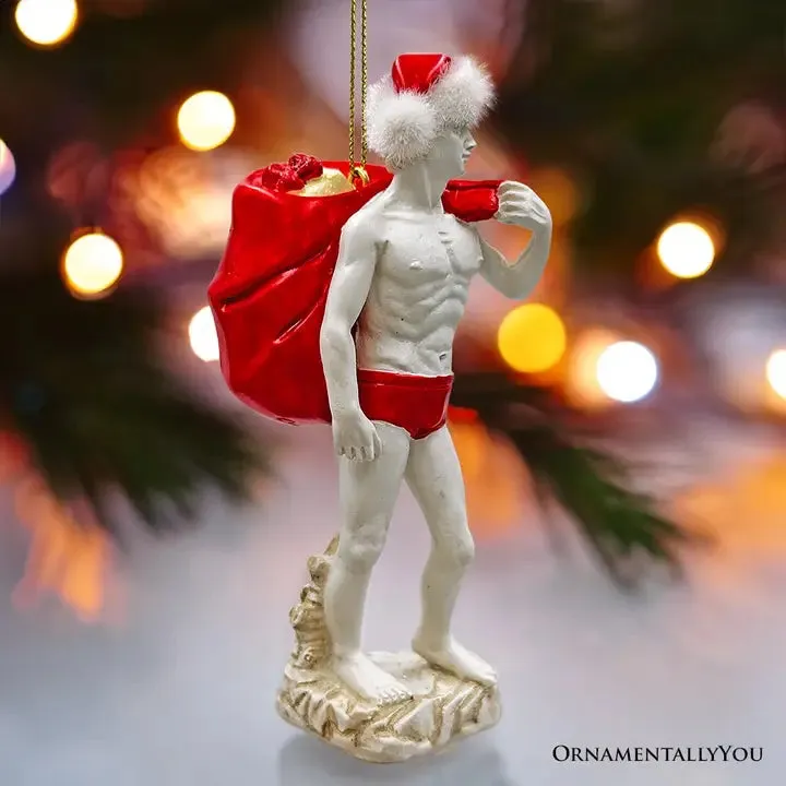 Festive Statue of David Ornament