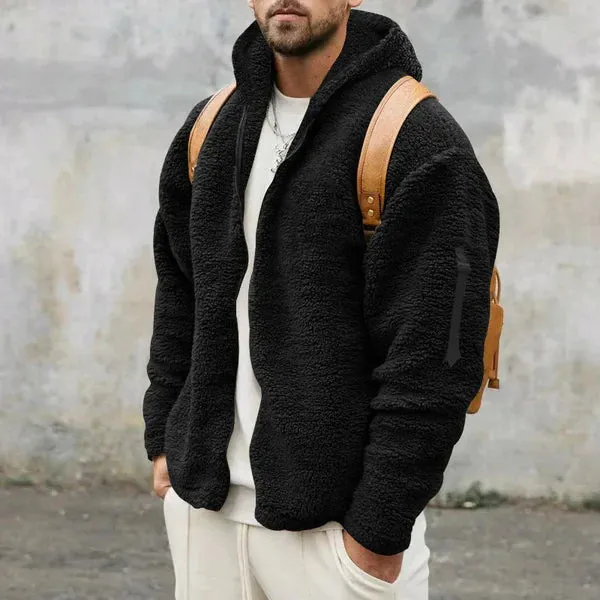 Finnegan - men's hooded fleece jacket