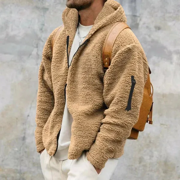 Finnegan - men's hooded fleece jacket