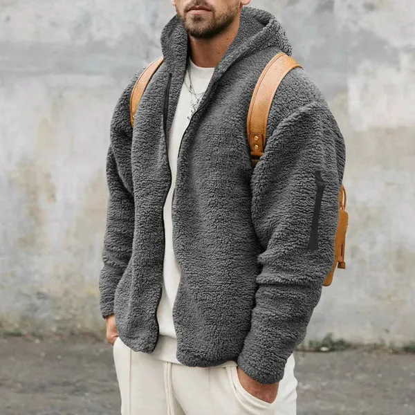 Finnegan - men's hooded fleece jacket