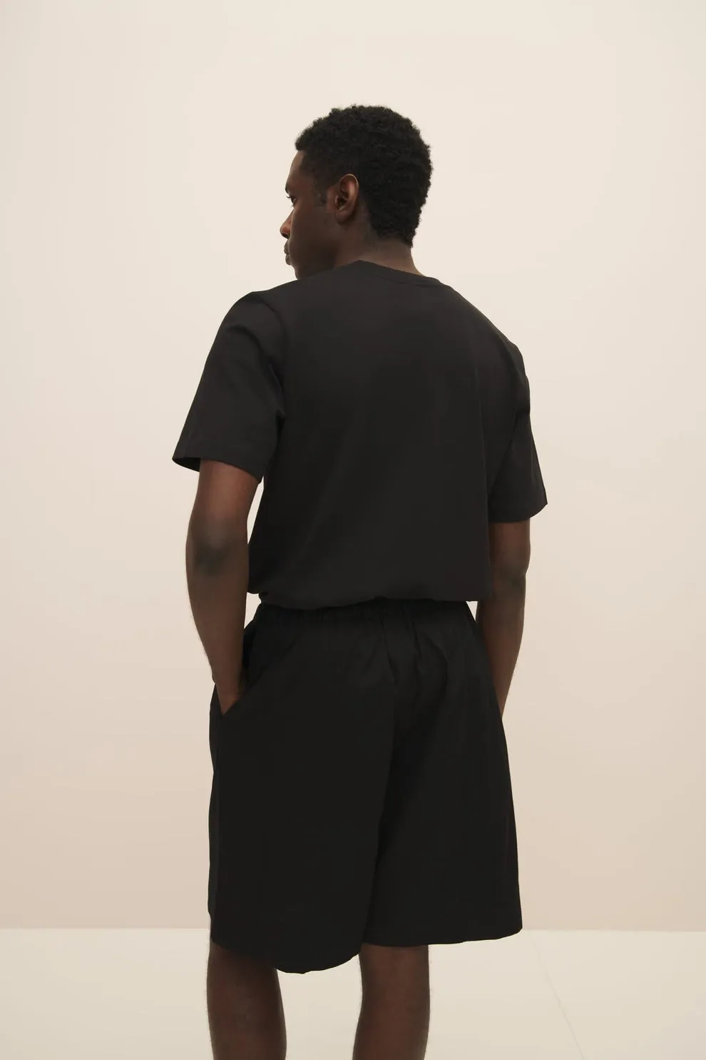 Fragment shorts in black