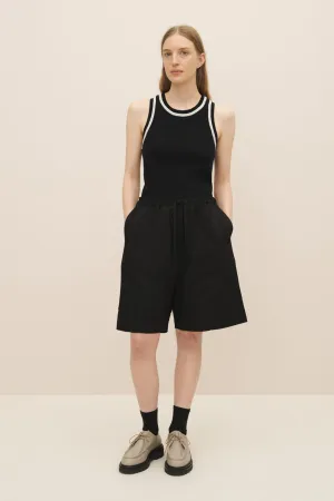 Fragment shorts in black