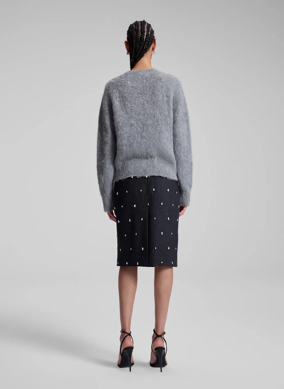 Frankie Sweater in Heather Grey