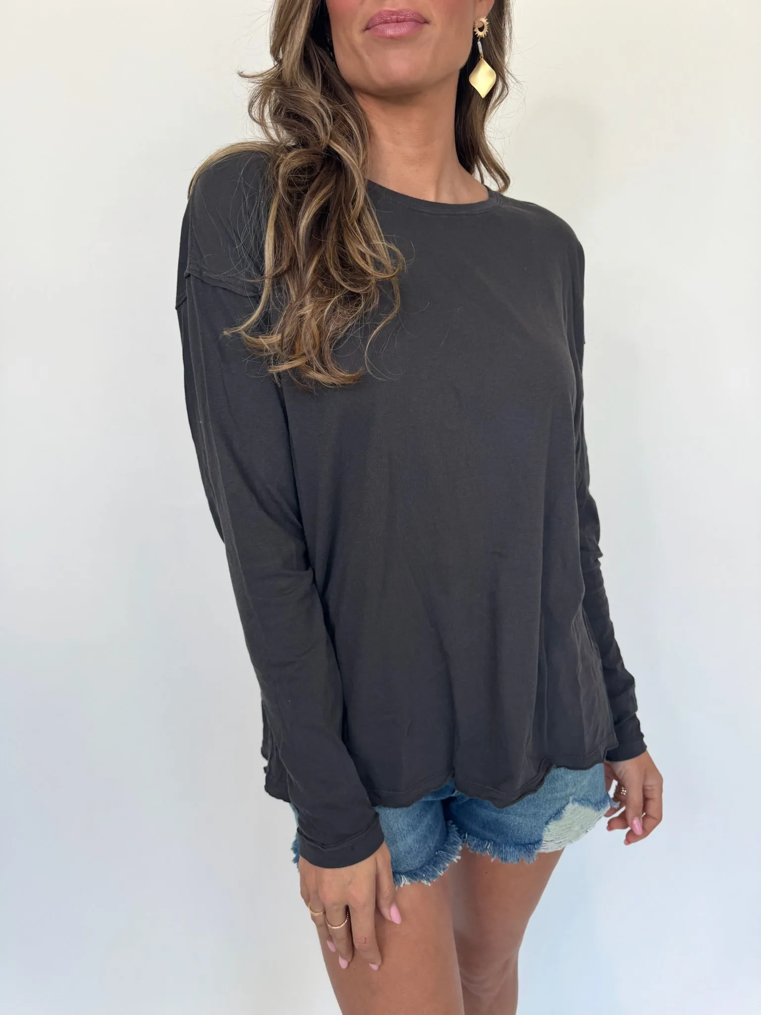 Free People Nina Long Sleeve Tee