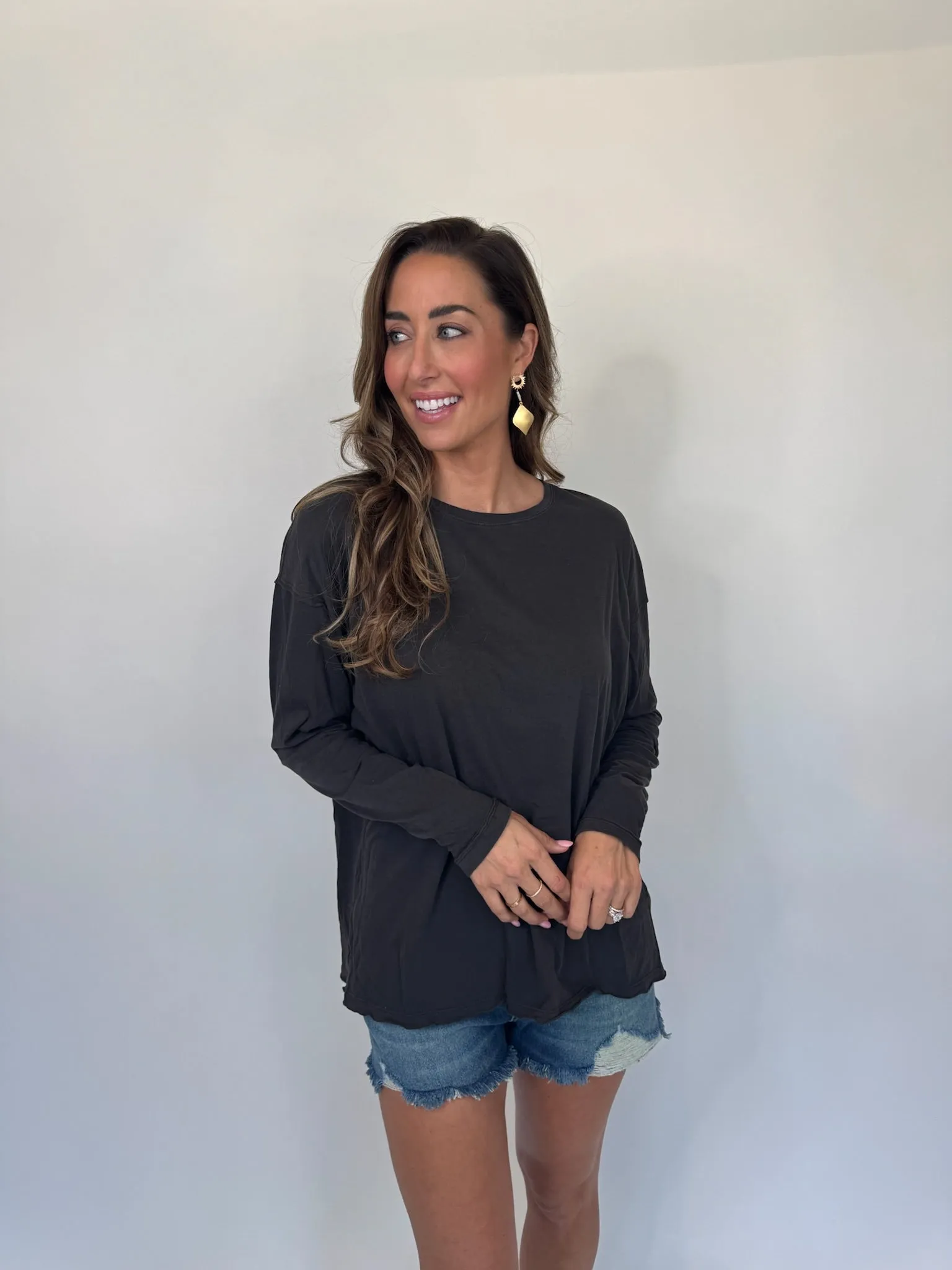 Free People Nina Long Sleeve Tee
