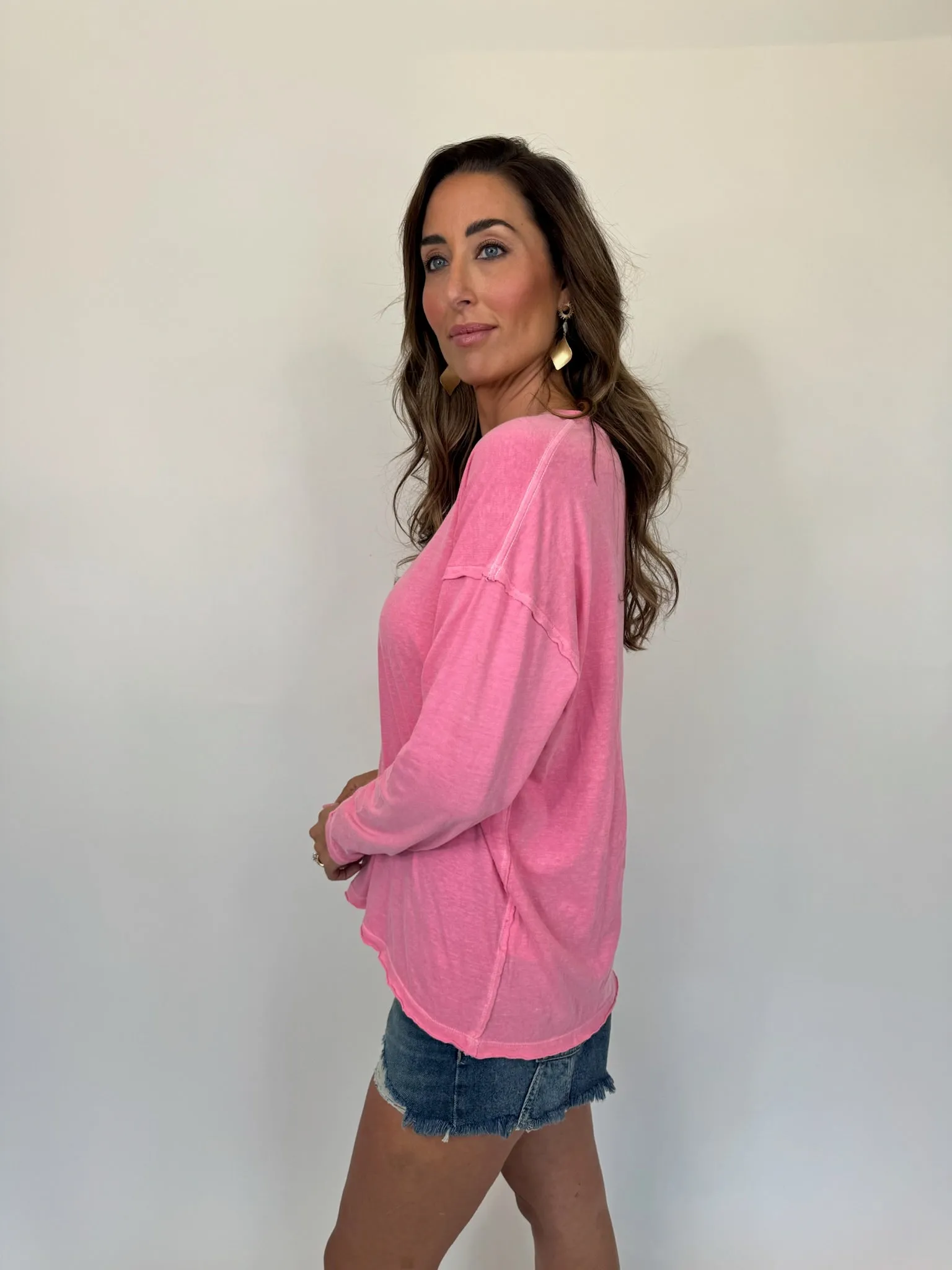 Free People Nina Long Sleeve Tee