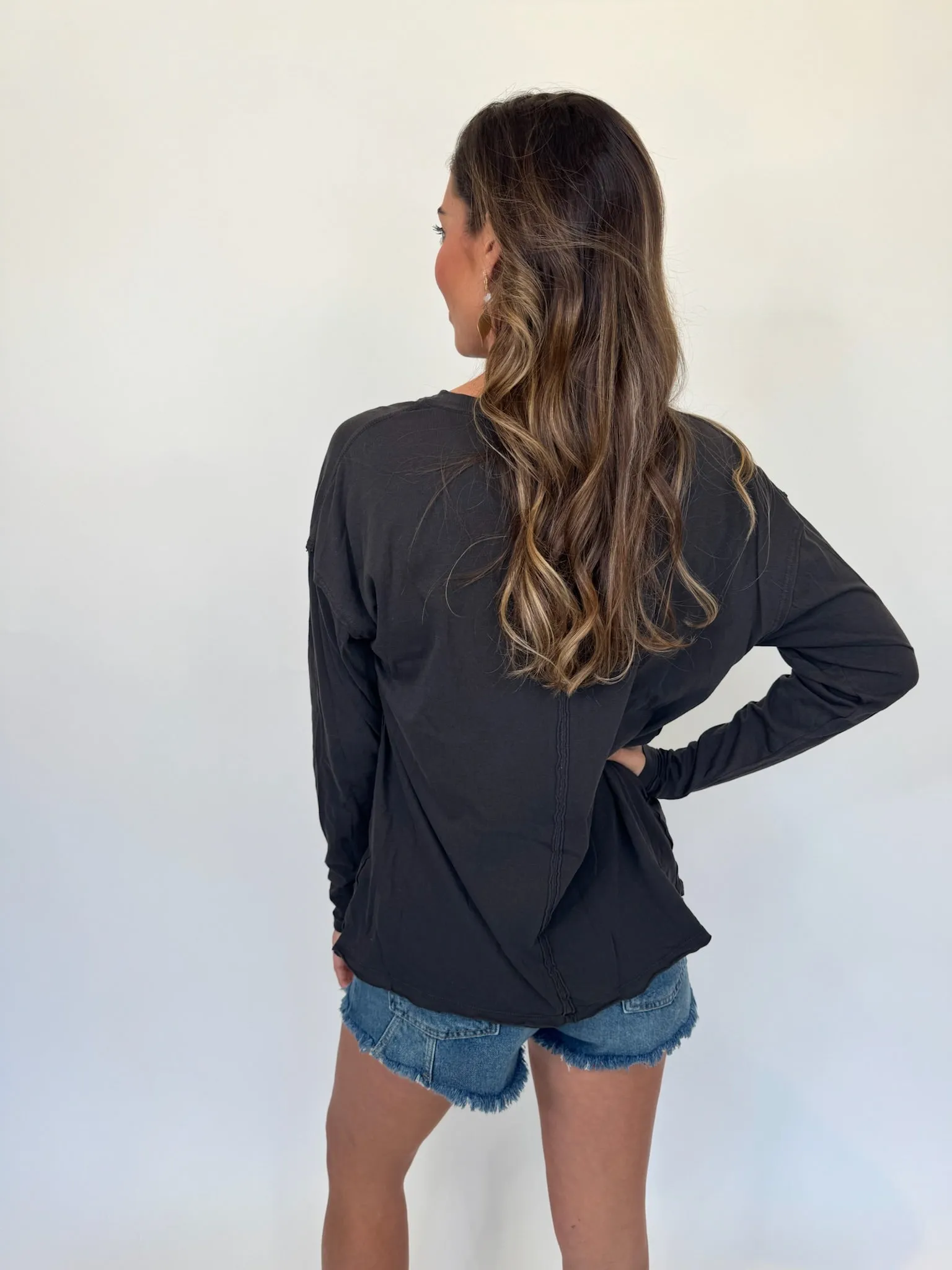 Free People Nina Long Sleeve Tee