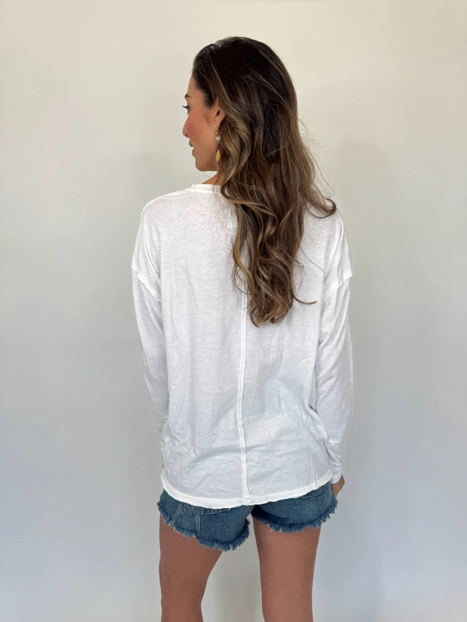 Free People Nina Long Sleeve Tee