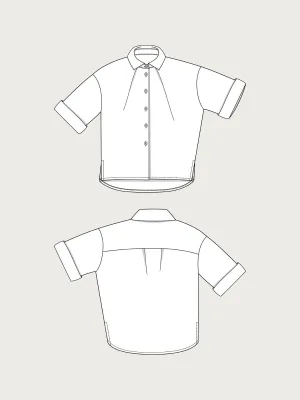 FRONT PLEAT SHIRT -- The Assembly Line Patterns