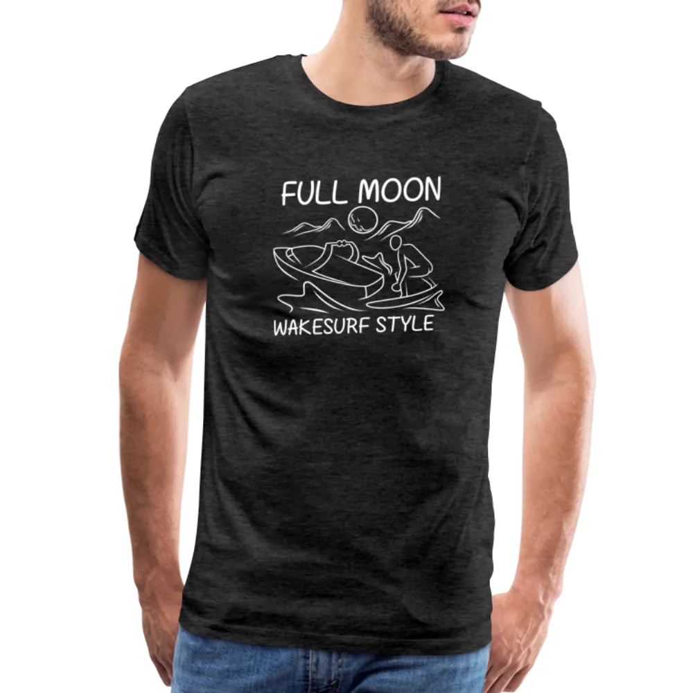 Full Moon Wakesurf Style Men's Premium T-Shirt