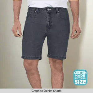 Graphite Denim Shorts