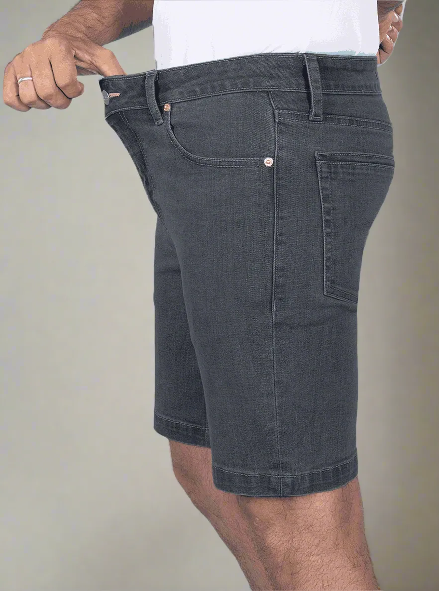 Graphite Denim Shorts