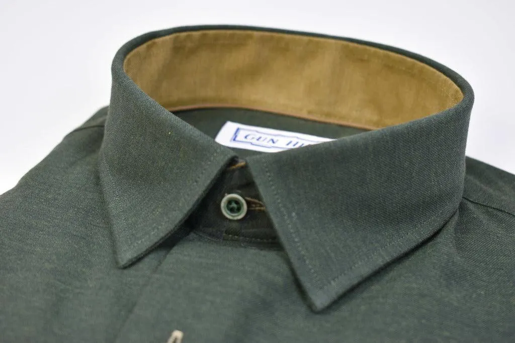 Gun Hill Mens Oldman Shirt - Olive green